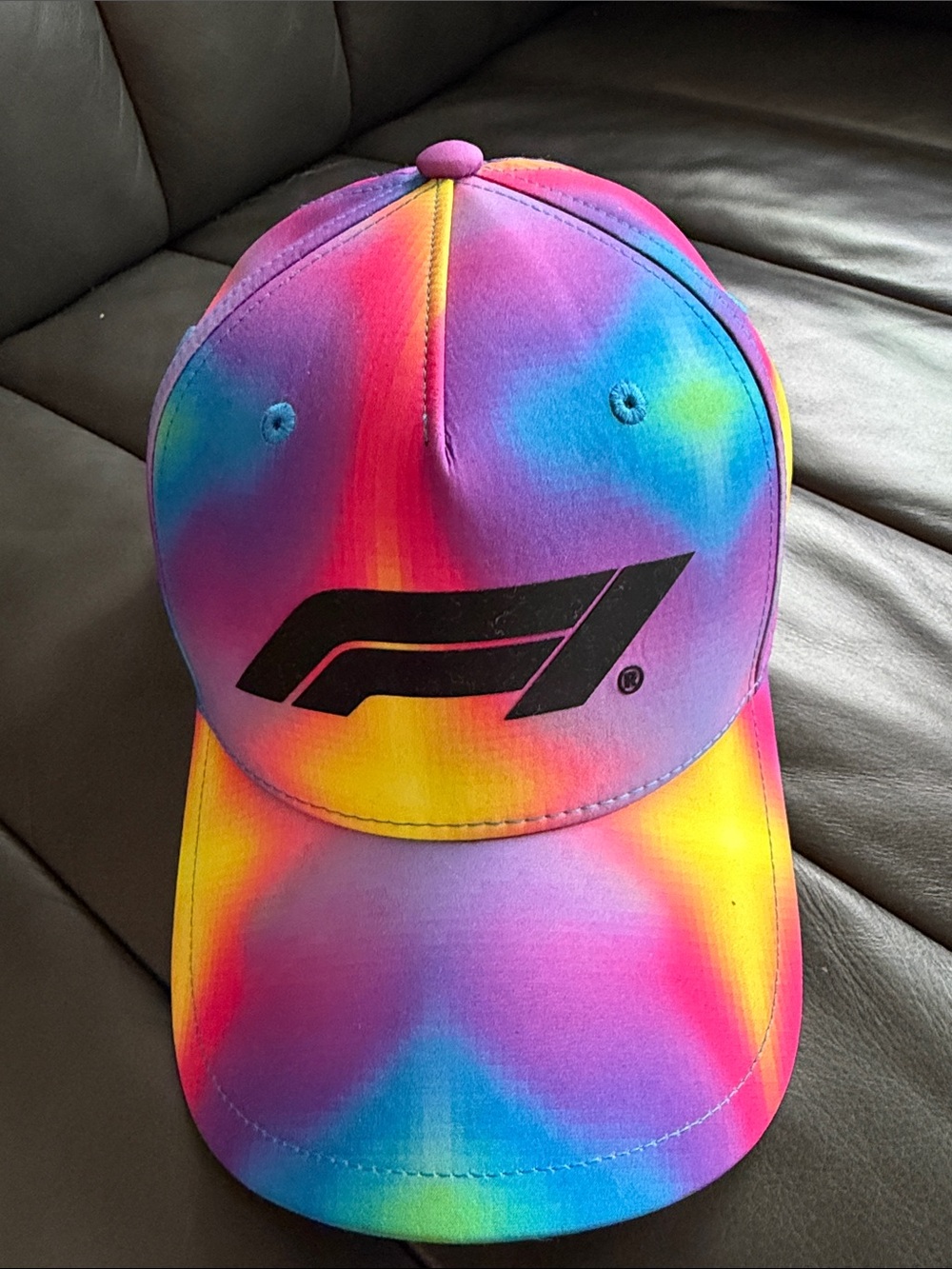 Formula 1 ABU DHABI Grand Prix 2025 Gradient Tie-Dye Baseball Cap w Black Logo